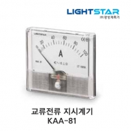 광성계측기 교류전류계 KAA-81 100×80×Φ66 1.5급 이중지침무 오버스케일 사용안함