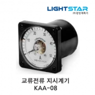 광성계측기 교류전류계 KAA-08 80×80×Φ66 1.5급 이중지침무 오버스케일 사용안함
