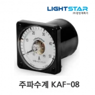 광성계측기 주파수계 KAF-08 1.0급 80×80×Φ66 이중지침무